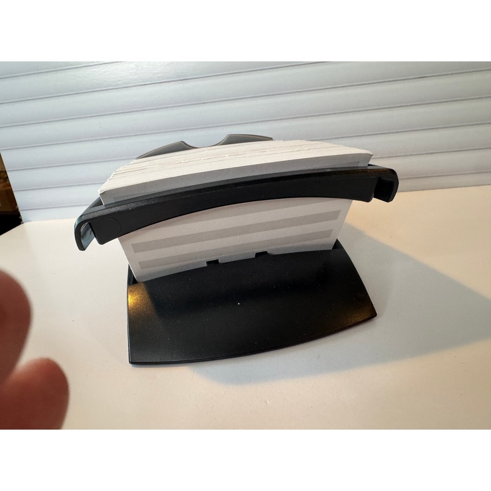 NEW Durable Rolodex Desktop Card File Organizer Address Index - Picture 3 of 9